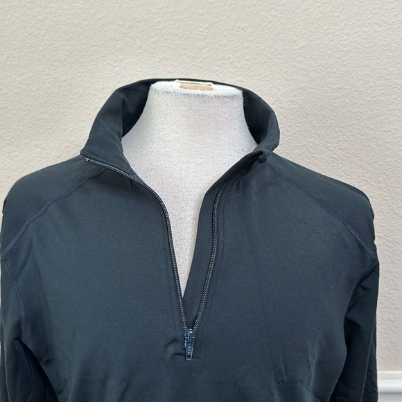 PolarMax 4.0 HEAVYWEIGHT ZIP MOCK - Dk Navy - Picture 4 of 15